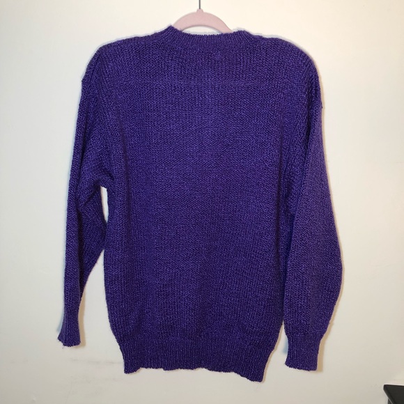 🌟 VINTAGE Purple knit in good condition 🌟 - Picture 7 of 7